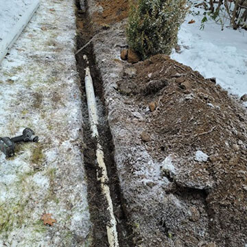 french drain snow new jersey